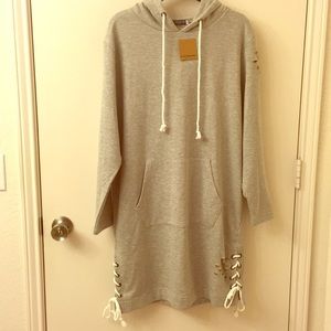 Earthbound Hoodie Sweatshirt Dress Final Price